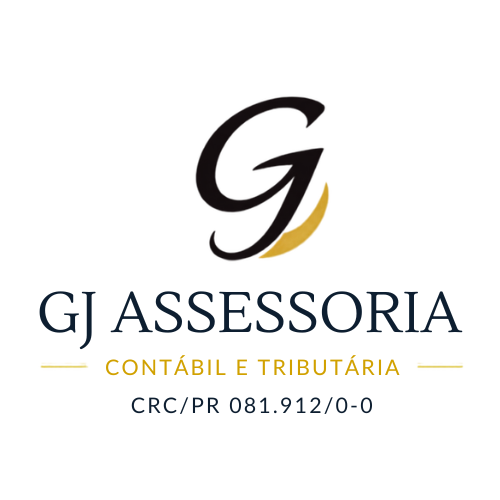 Logo oficial completa da GJ Assessoria Contábil e Tributária